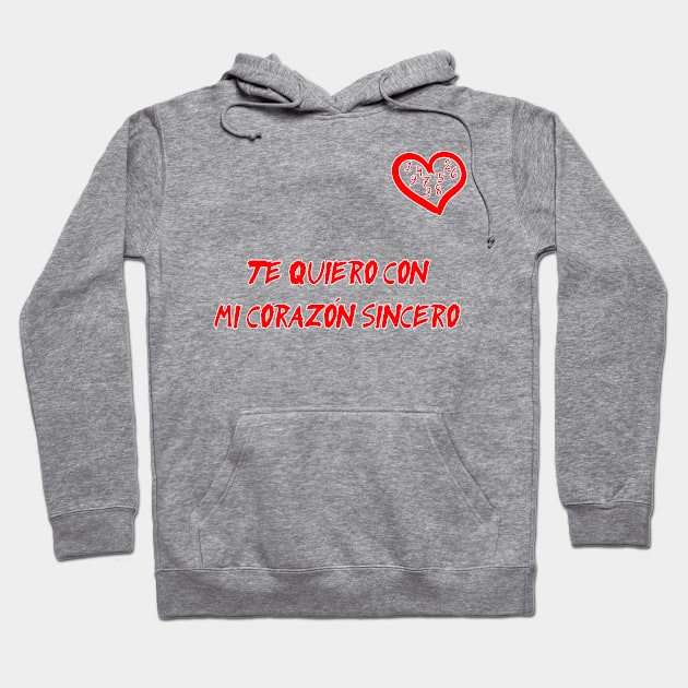 Corazon sincero Hoodie by EagleFlyFree